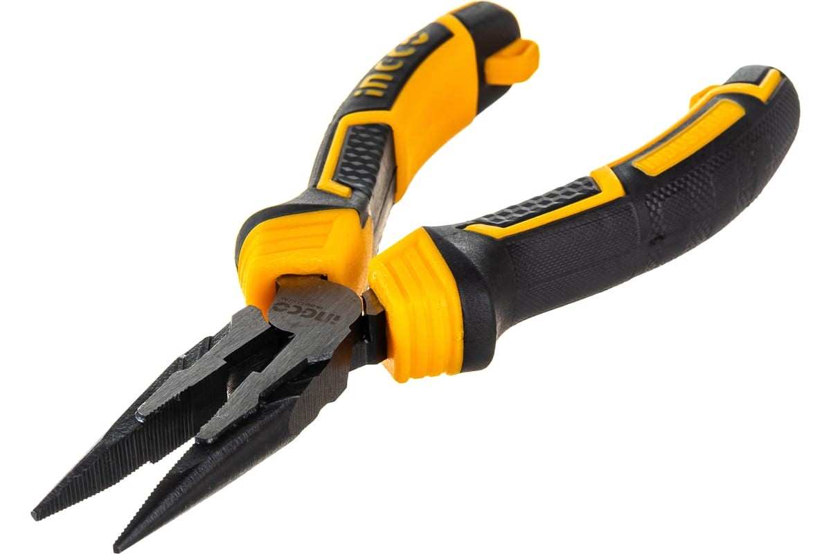 Kềm mũi nhọn mỏ dài cao cấp HHLNP28160 ingco