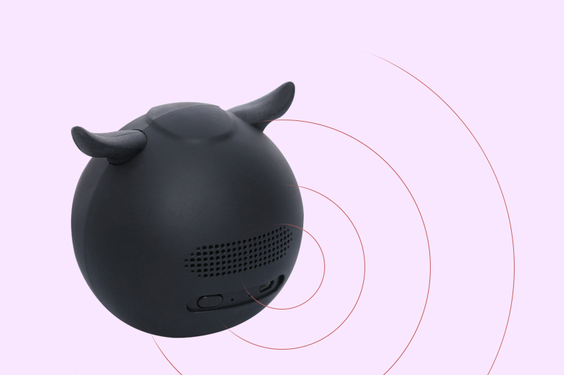 Loa Bluetooth iCutes MB-M916 Cú Đen ( 3W )