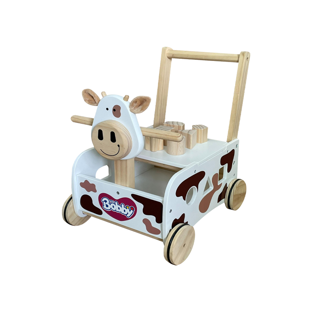 Gift - Xe đẩy kiêm chòi chân gỗ Bobby