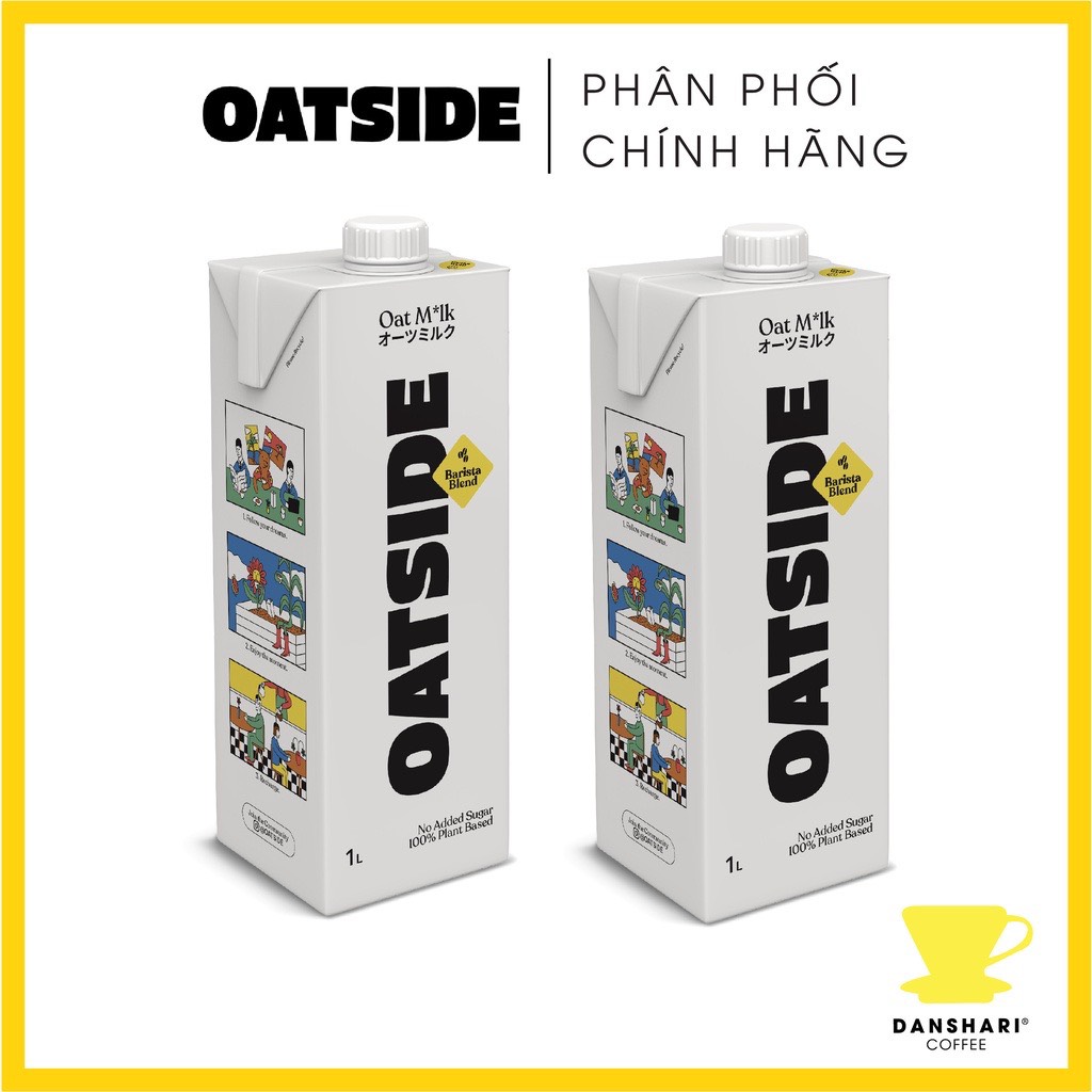 [Expiry Date: Nov 2025] OATSIDE Barista Oat Milk (2 x 1L)