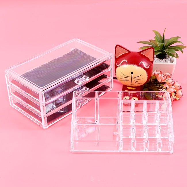 [sale] Khay đựng mỹ phẩm và trang điểm 4 tầng