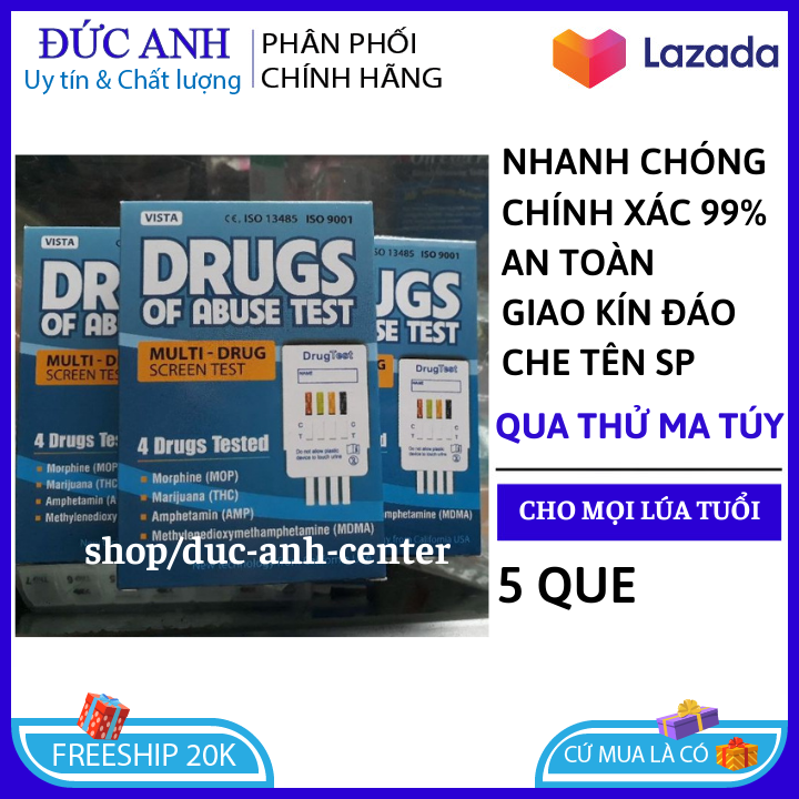 5 Que Thử Chất Gây Nghiện Nhâp Khẩu Mỹ ( che tên sản phẩm )