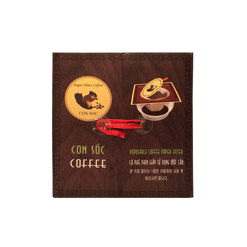 Paper filter Black coffee (double box)