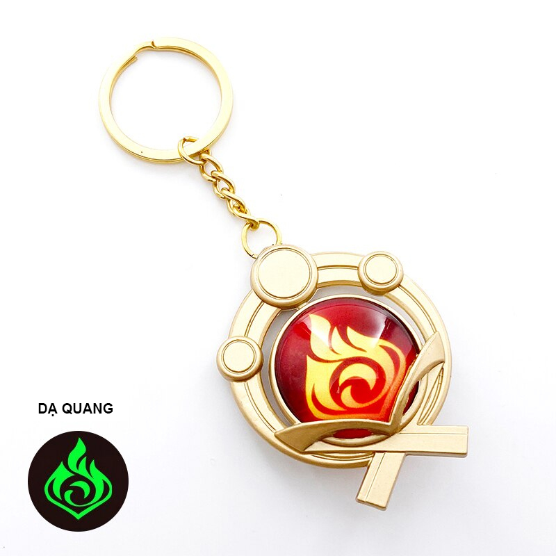 Keychains Vision Mondstadt Liyue Inazuma Sumeru Game Genshin Impact - GSK141