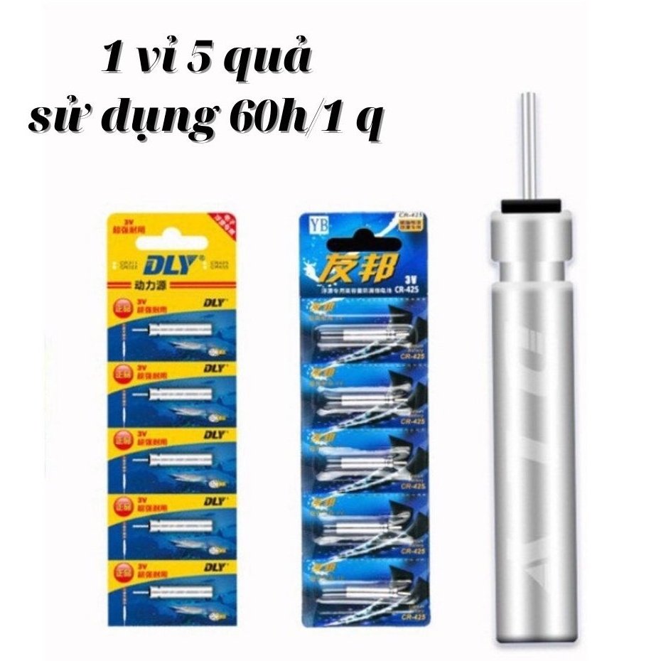 Pin điện tử cr-425 chuyên lắp phao câu đài câu đêm pin-cr-425