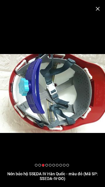 Mũ bảo hộ ssenda hàn quốc màu đỏ