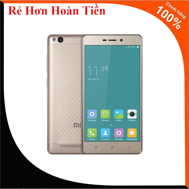 Rẻ Hơn Hoàn Tiền - Điện Thoại Smartphone Xiaomi Redmi 3 - Bảo Hành 1 Đổi 1