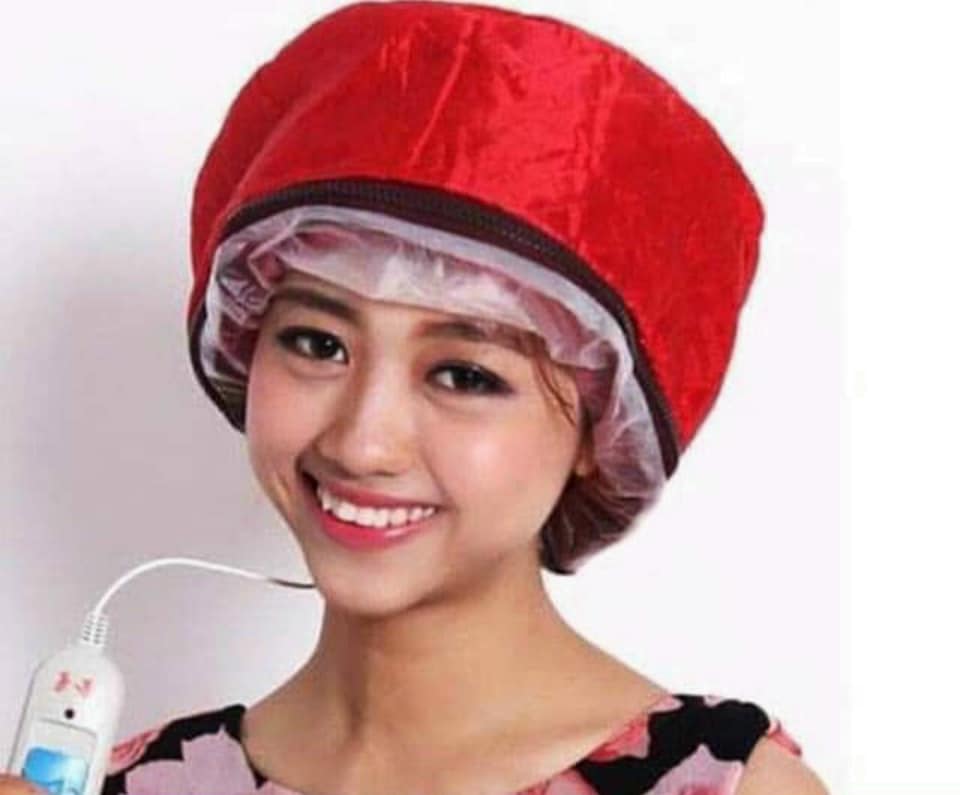 Mũ Ủ Tóc Điện, Nón Hấp Dầu Cá Nhân, Máy Hấp Tóc Cá Nhân, Máy Ủ Tóc Tại Nhà (Màu đỏ)