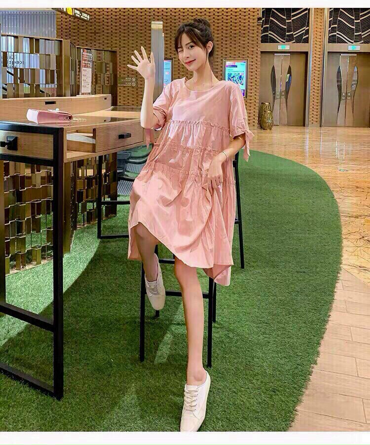 [HCM]ĐẦM SUÔNG TAY PHỐI NƠ CỰC XINH