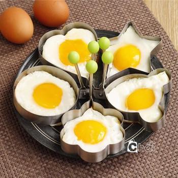 Khuôn Inox Chiên Trứng Nhiều Hình