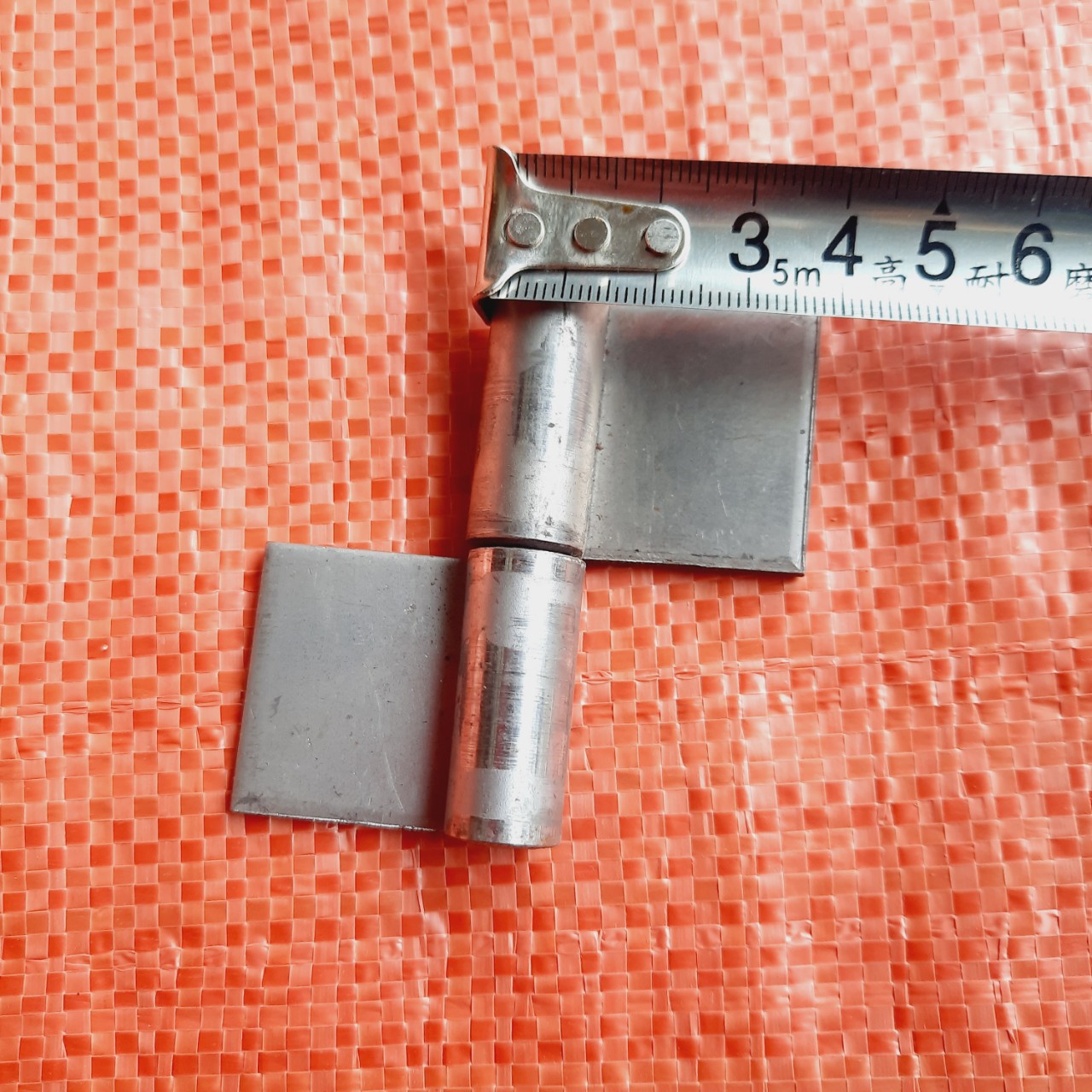 Combo 10 bản lề lá cuốn sắt, bản lề lá loại bé kích thước dài 6,3cm x 3,7cm độ dày 3ly