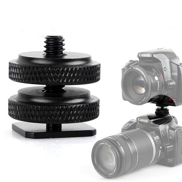 Phụ kiện gắn camera hành động GoPro, Sjcam vào chân Flash máy ảnh