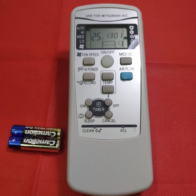 Remote điều khiển máy lạnh điều hoà mitsubishi