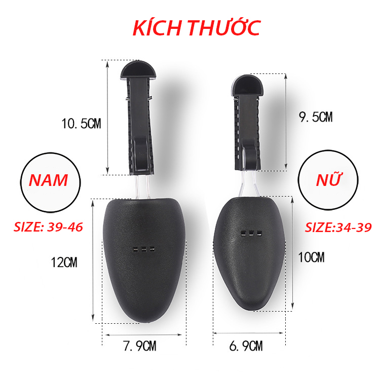 Cây Giữ Form Giày MINSU Shoe Tree M2314 Nam Nữ Tùy Chỉnh Theo Size, Dụng Cụ Giữ Dáng Giày Không Thể Thiếu