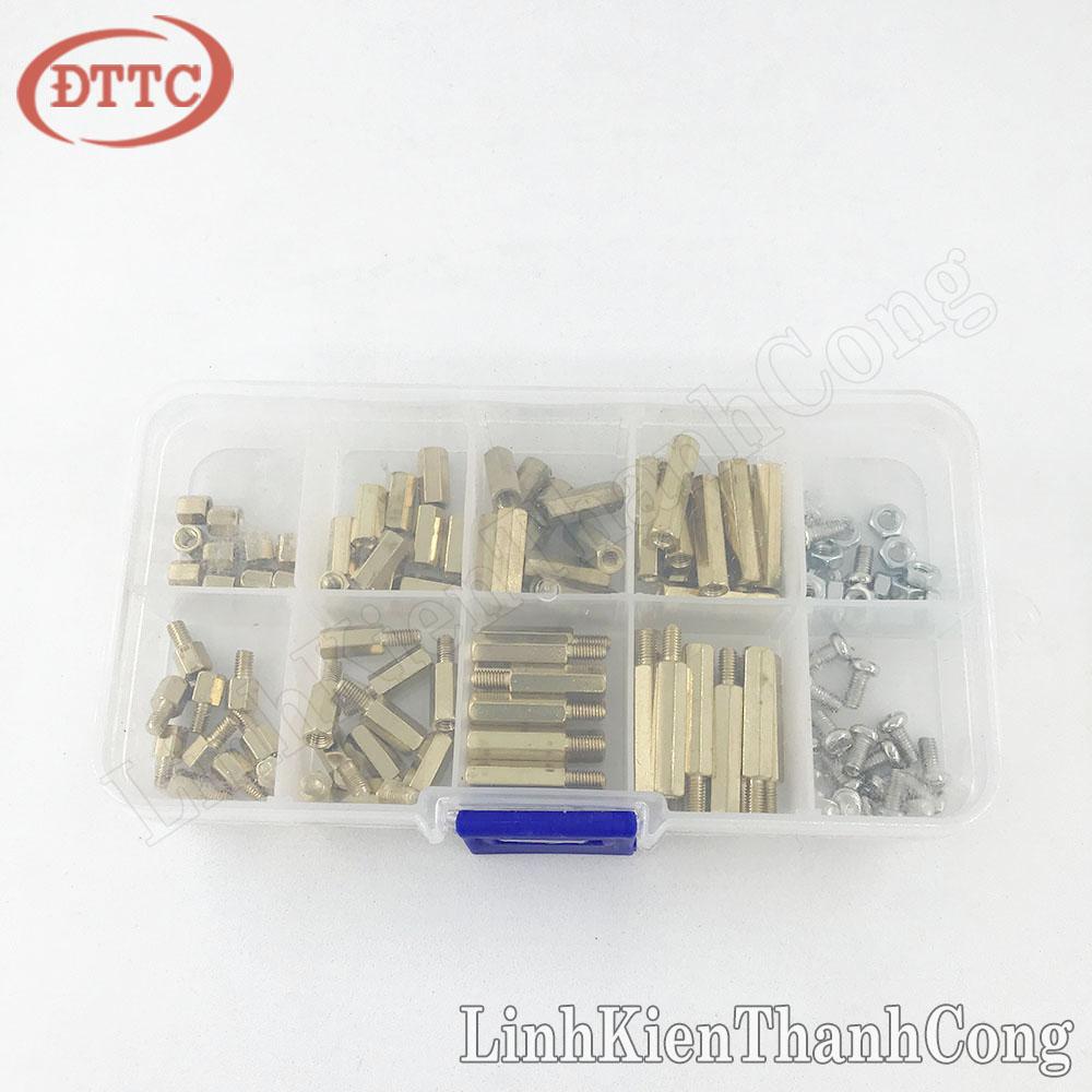 Combo cọc đồng m3+bu lông+đai ốc