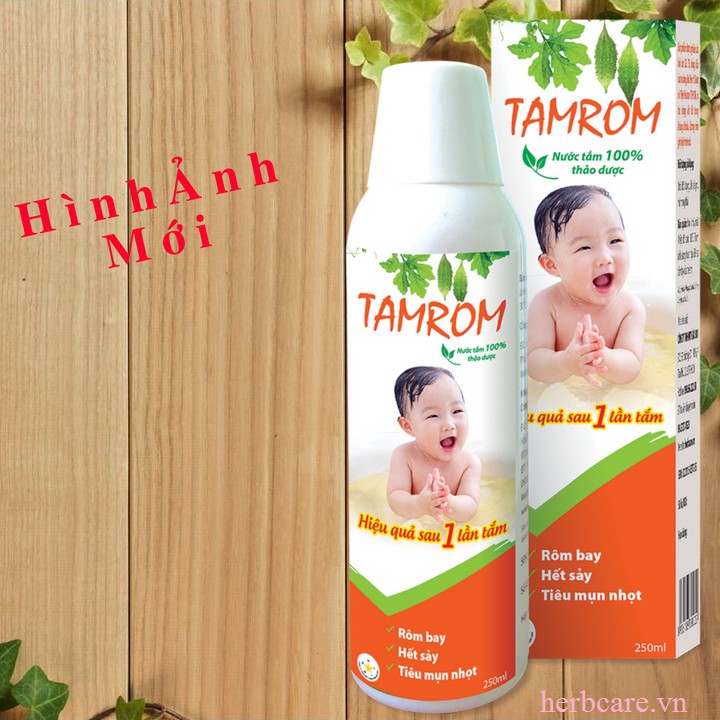 Nước tắm thảo dược trị rôm sảy Tamrom