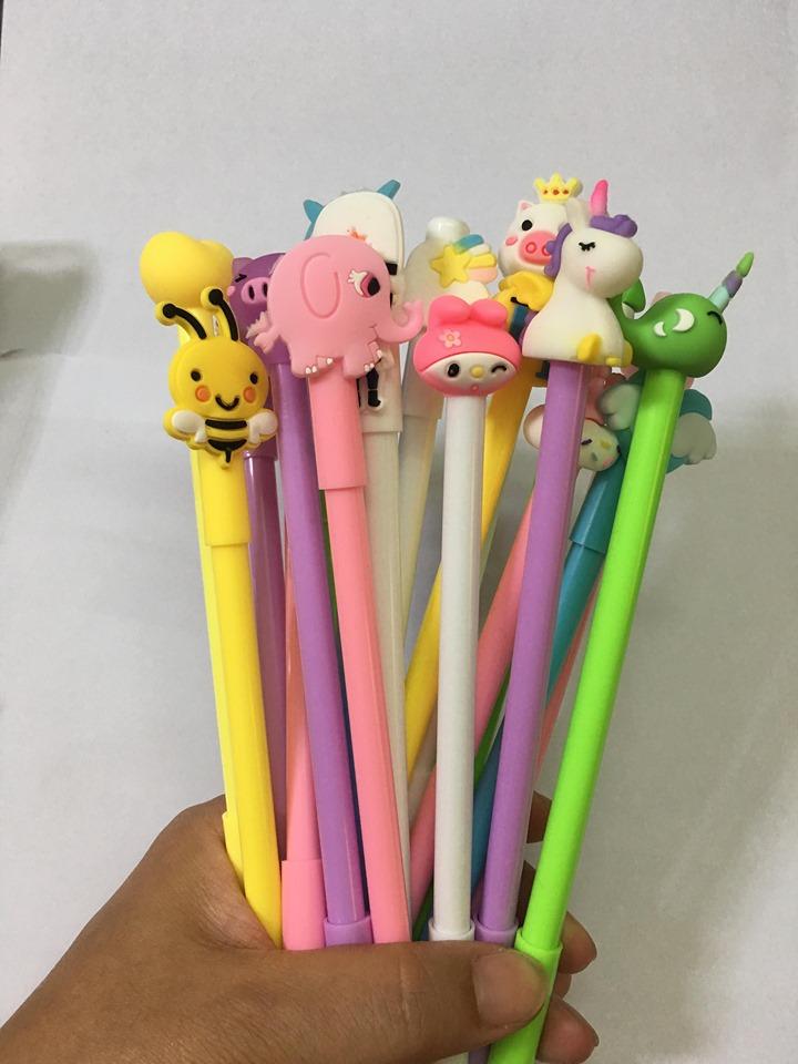 ( Mực Xanh )10 Bút Mực Nước Màu Xanh Kiểu Dáng Cute