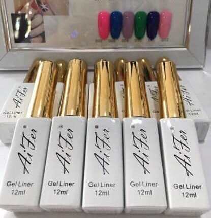 Sơn Gel Cọ Nét AIFER - Cọ Vẽ Nét MÓng Siêu Mảnh