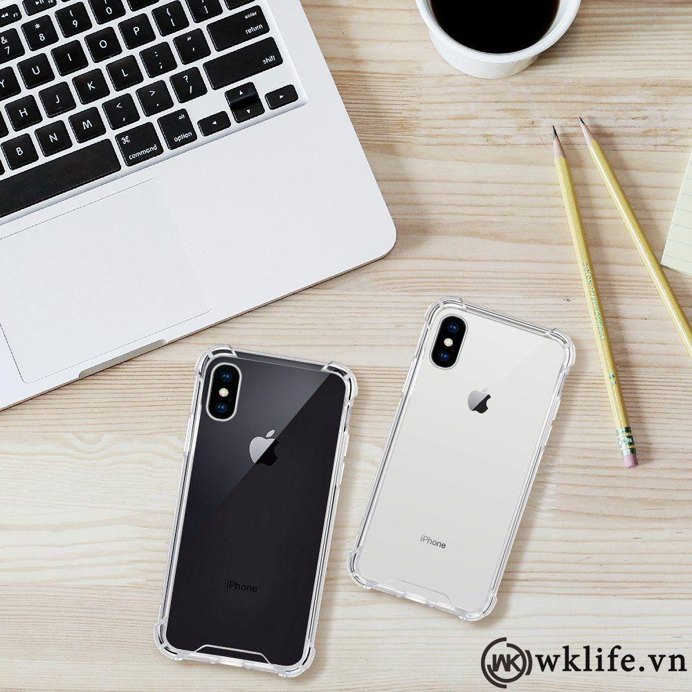 Ốp Lưng Silicon Dẻo Chống Sốc Phát Sáng Dành Cho Iphone X/Iphone Xs Max (Trong Suốt)