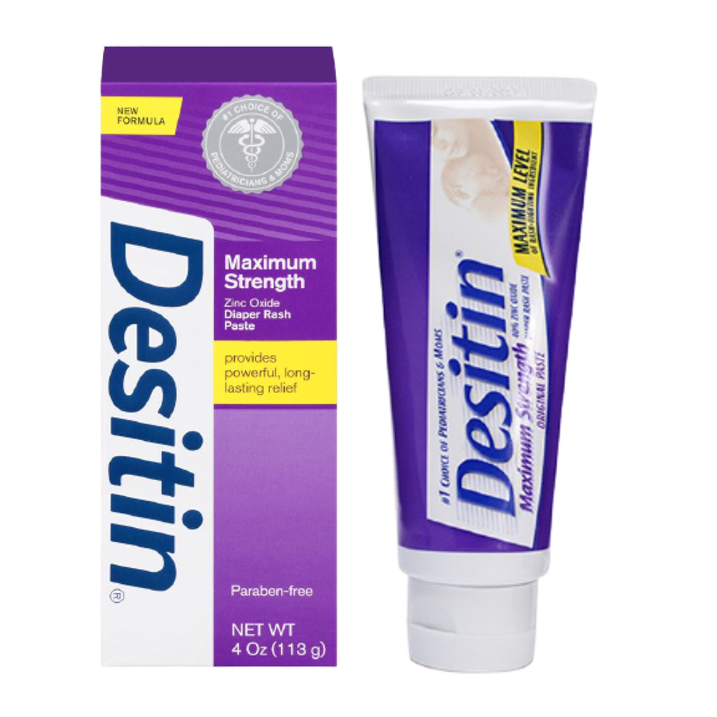 Kem chống hăm Desitin Daily Maximum Strength 113 gram (Màu tím)