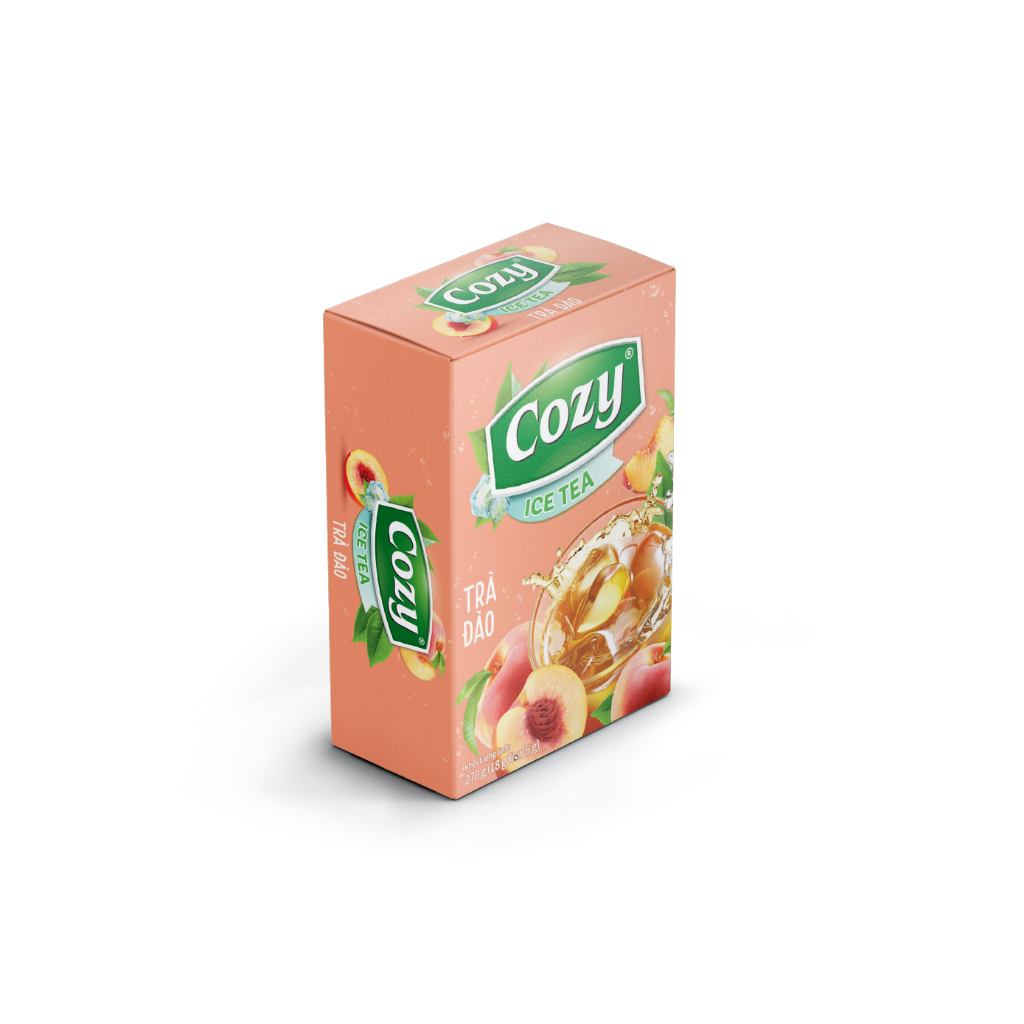 TRÀ HÒA TAN COZY ICE ĐÀO 270G