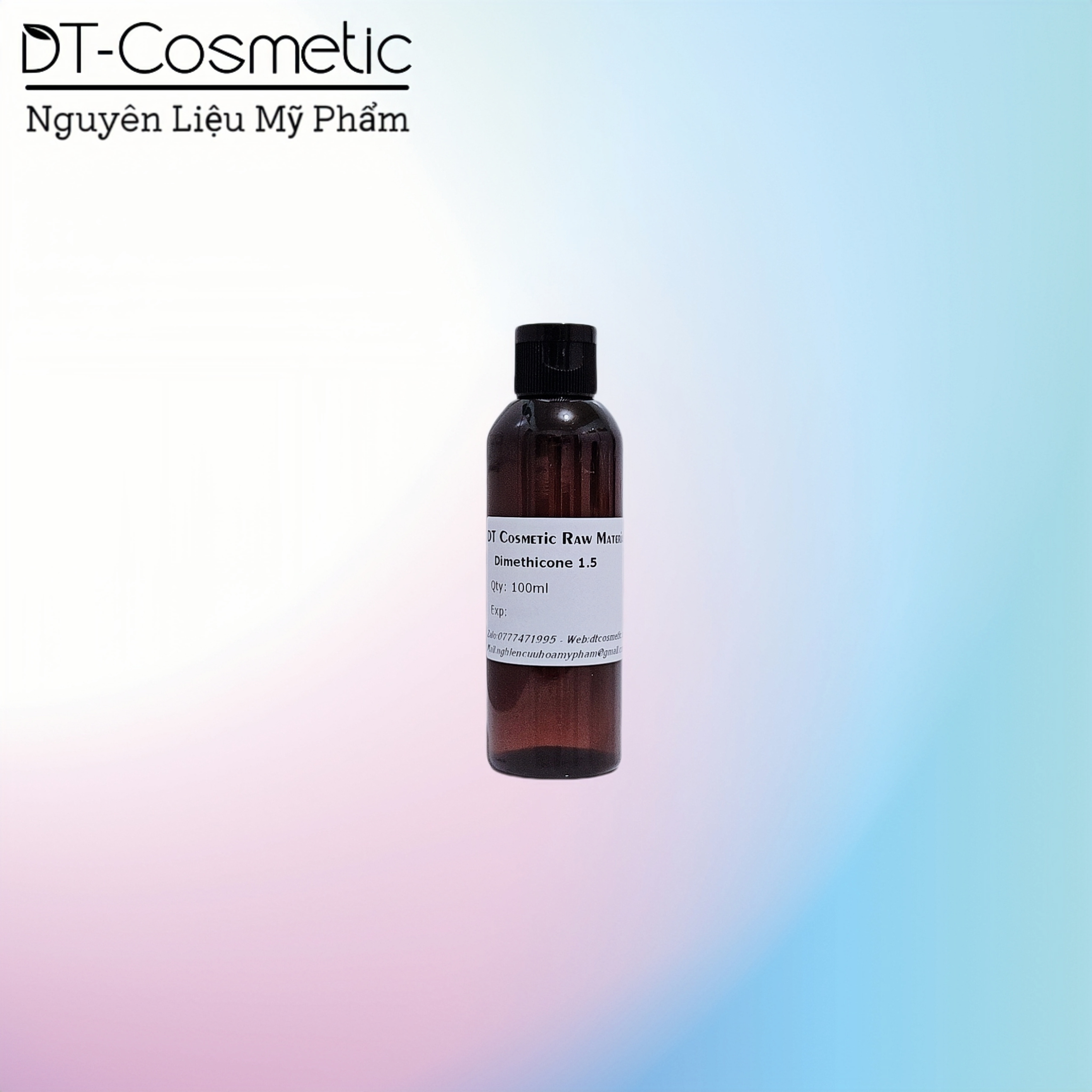 100ml/1l dimethicone 1.5 - dầu bay hơi nhanh làm mỹ phẩm, son môi - nguyên liệu mỹ phẩm