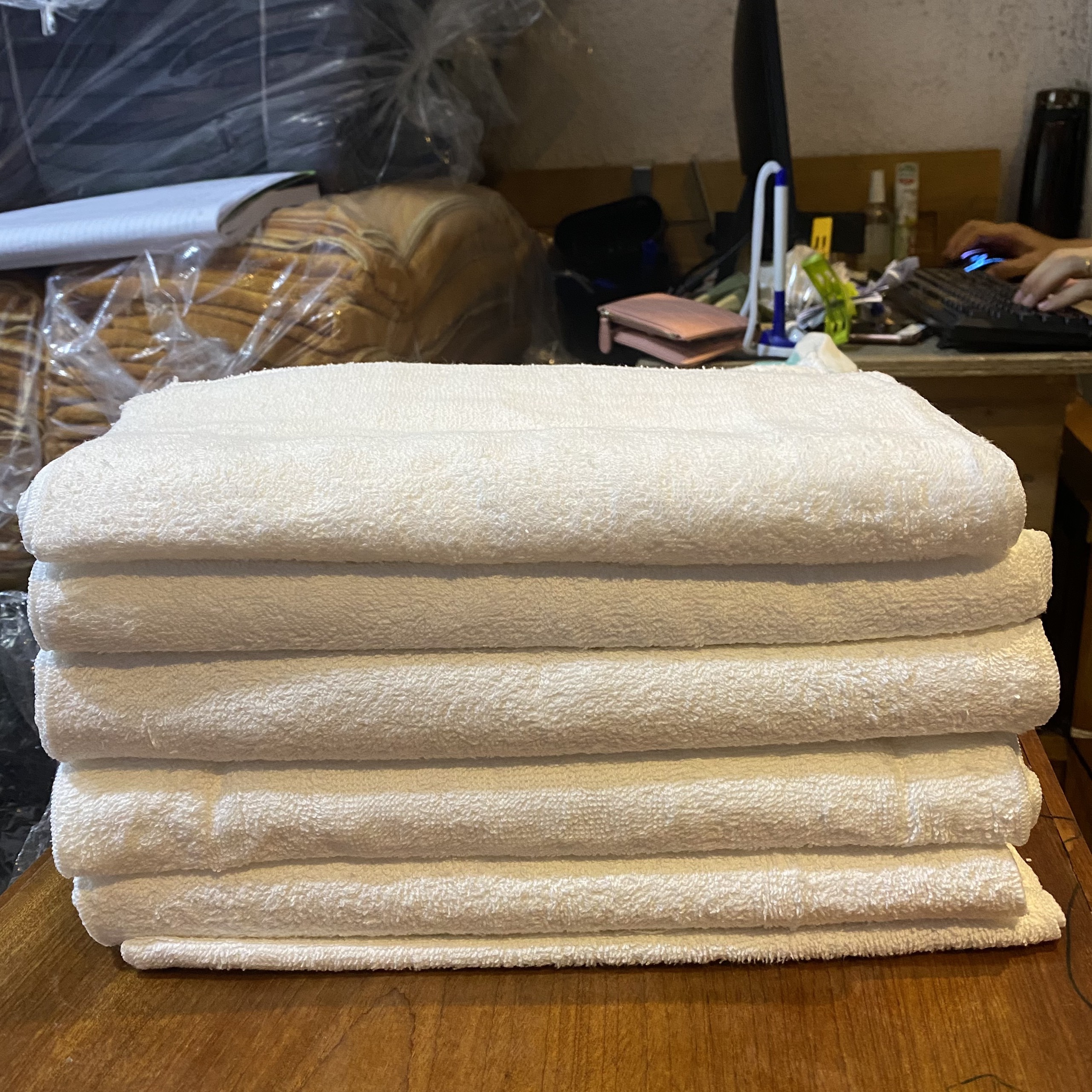 Khăn cân ký cotton để lau chùi
