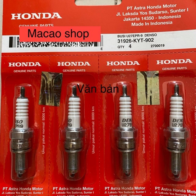 [HCM]Bugi zin Honda Winner 150cc bh 1tháng