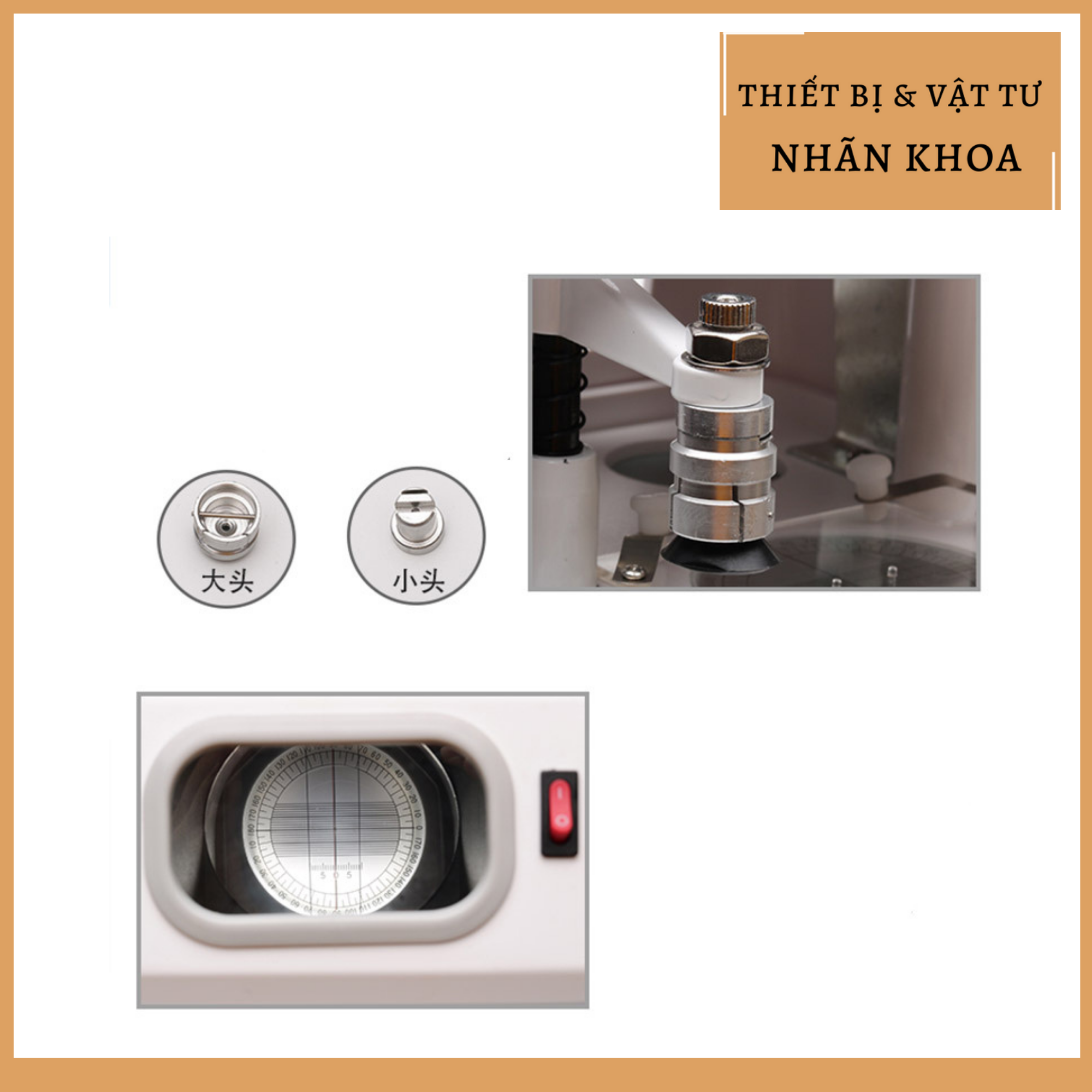 Máy định tâm mắt kính, nguồn sáng LED