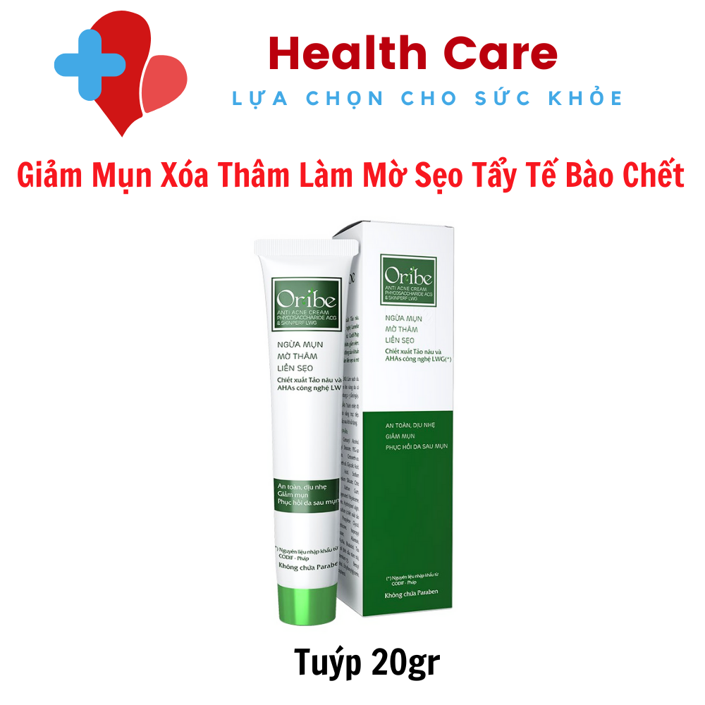 Kem sáng da ngăn ngừa mụn oribe giúp ngăn ngừa mụn và liền sẹo hiệu quả tuýp 20gr