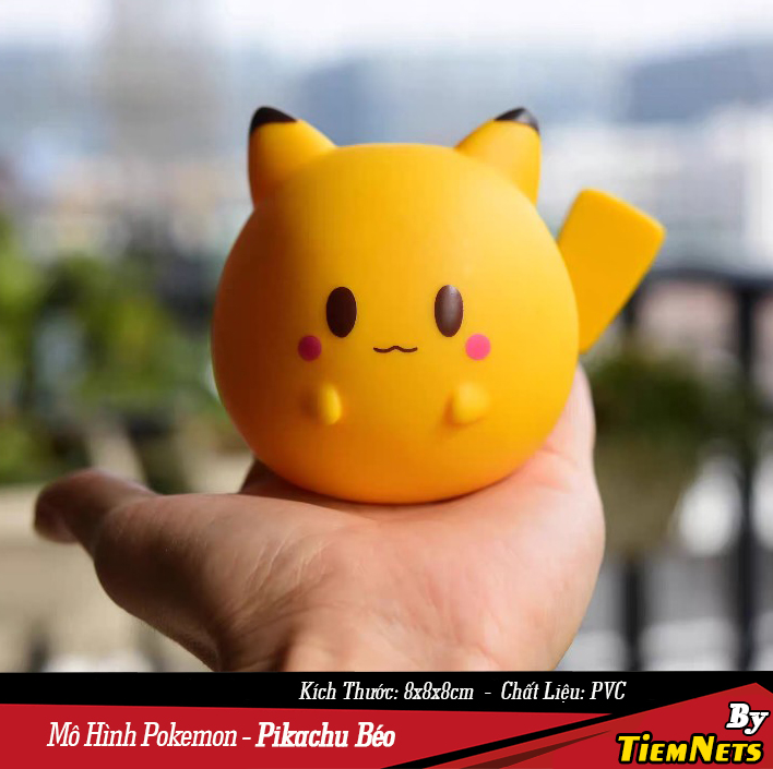 Super cute fat Pikachu model