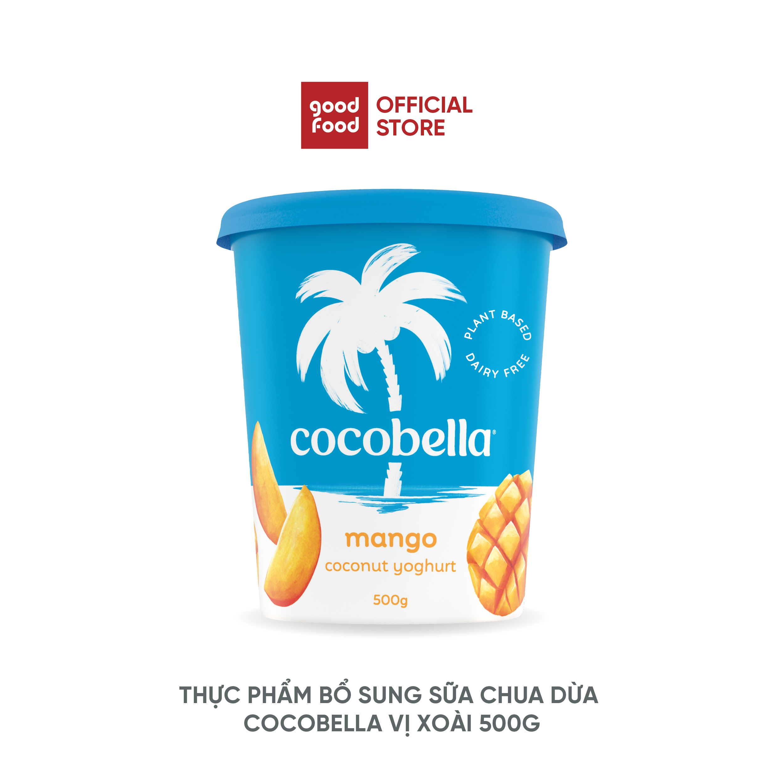 Thực Phẩm Bổ Sung Sữa Chua Dừa Cocobella vi xoài 500G - 1 hũ