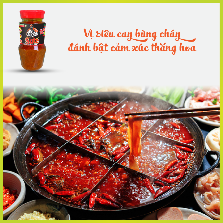 Sa tế siêu cay Ông Chà Và 90g