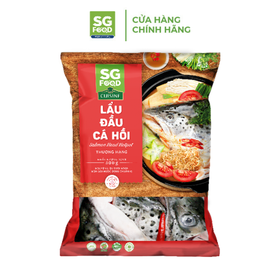 Lẩu đầu cá hồi SG Food 500g