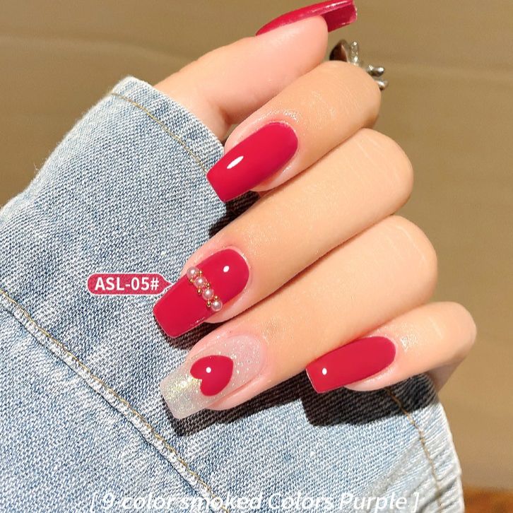 [HCM]Sơn gel AS red - Màu hồng đỏ mã ASL