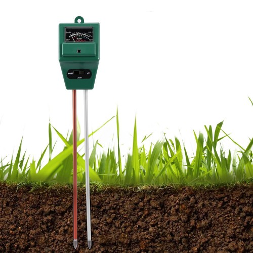 Máy đo độ PH, độ ẩm, đo ánh sáng, bút đo PH 3 trong 1