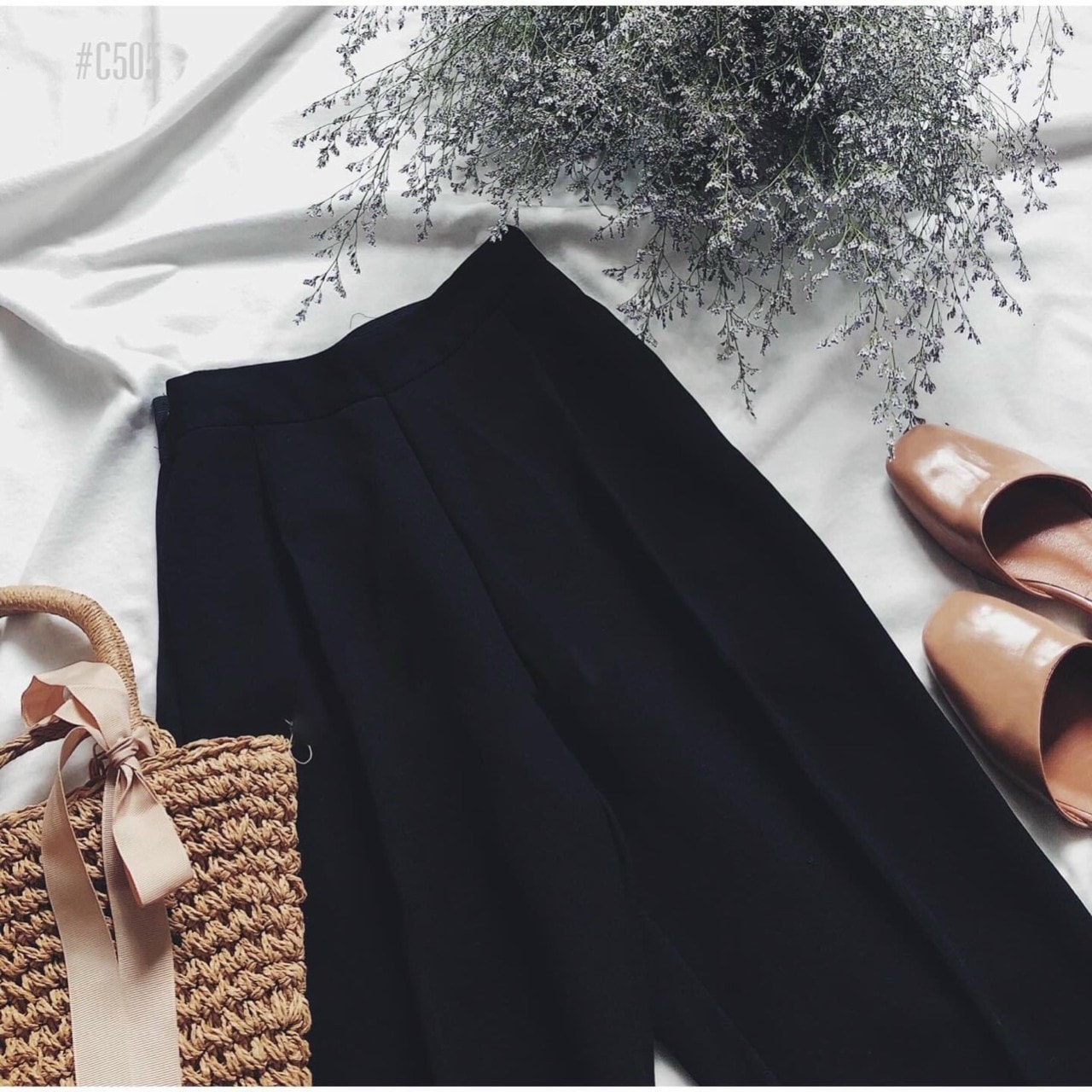Quần baggy thiết kế chất đẹp công sở thanh lịch