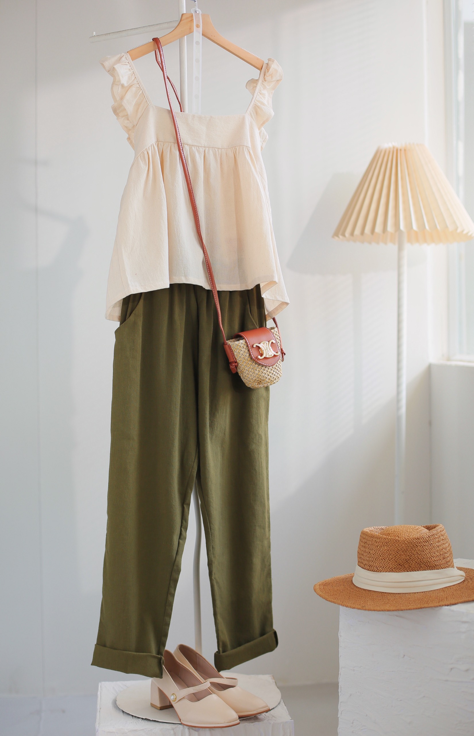 MORI - Quần Baggy linen