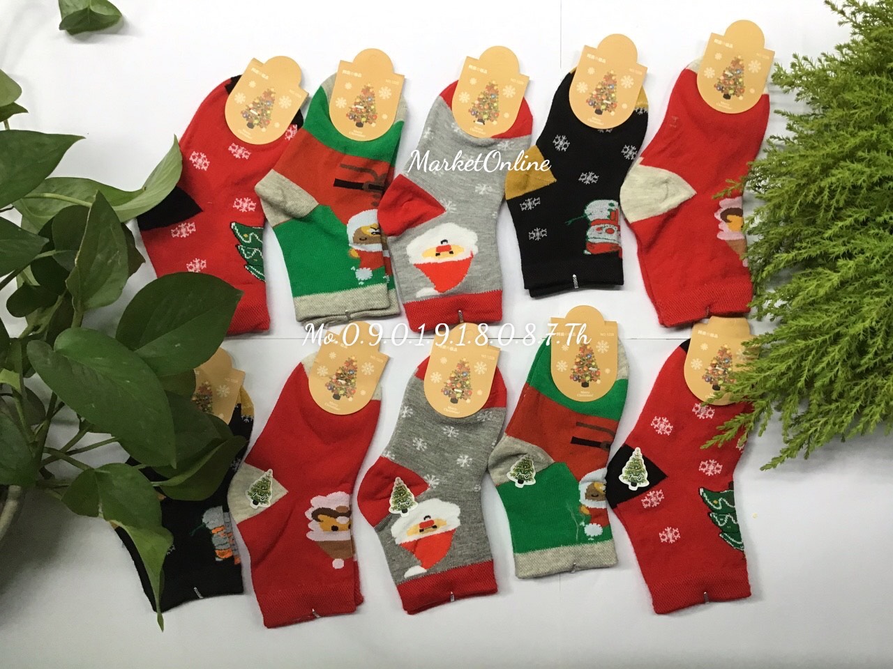 SET 5 ĐÔI TẤT NOEN GIỮ NHIỆT CAO CẤP CỔ CAO NHIỀU MÀU CHO BÉ