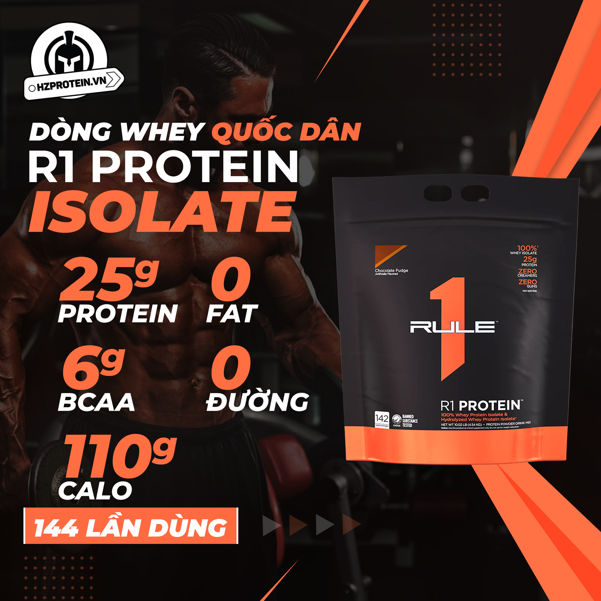 [HCM] RULE1 PROTEIN ISOLATE WHEY - SỮA TĂNG CƠ CHẤT LƯỢNG