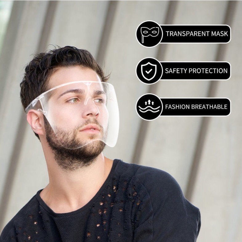 Mắt Kính Bảo Hộ Face Shield Kints Chống Giọt Bắn Chống Bụi Che Hết Khuôn Mặt Bảo Vệ Toàn Diện