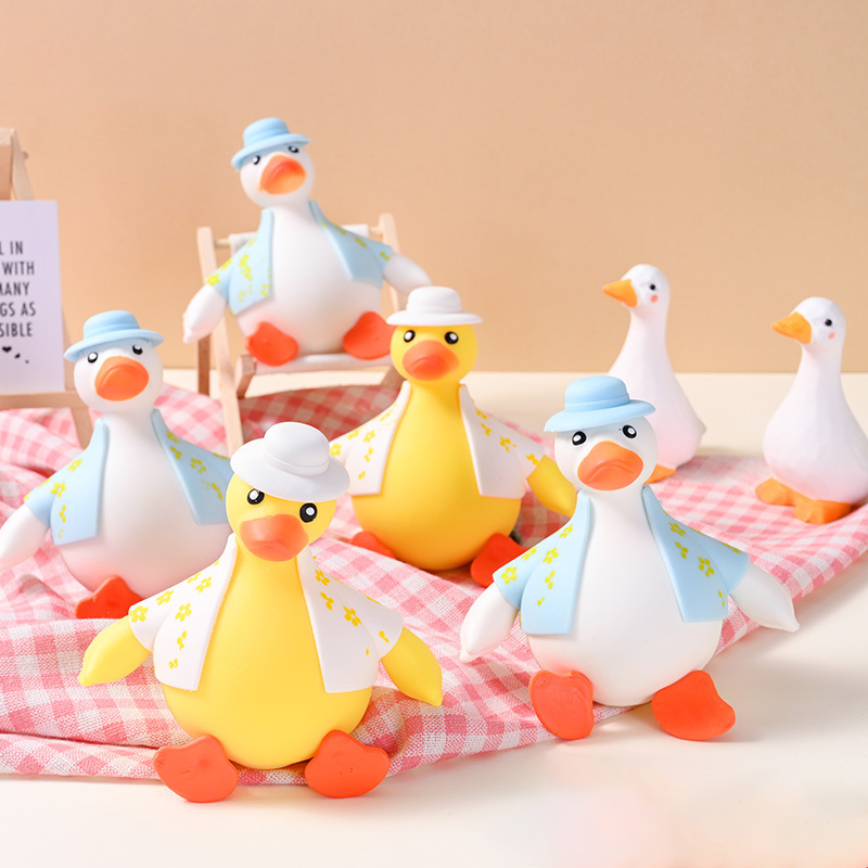 Đồ chơi squishy vịt đại ca kiểu dáng dễ thương