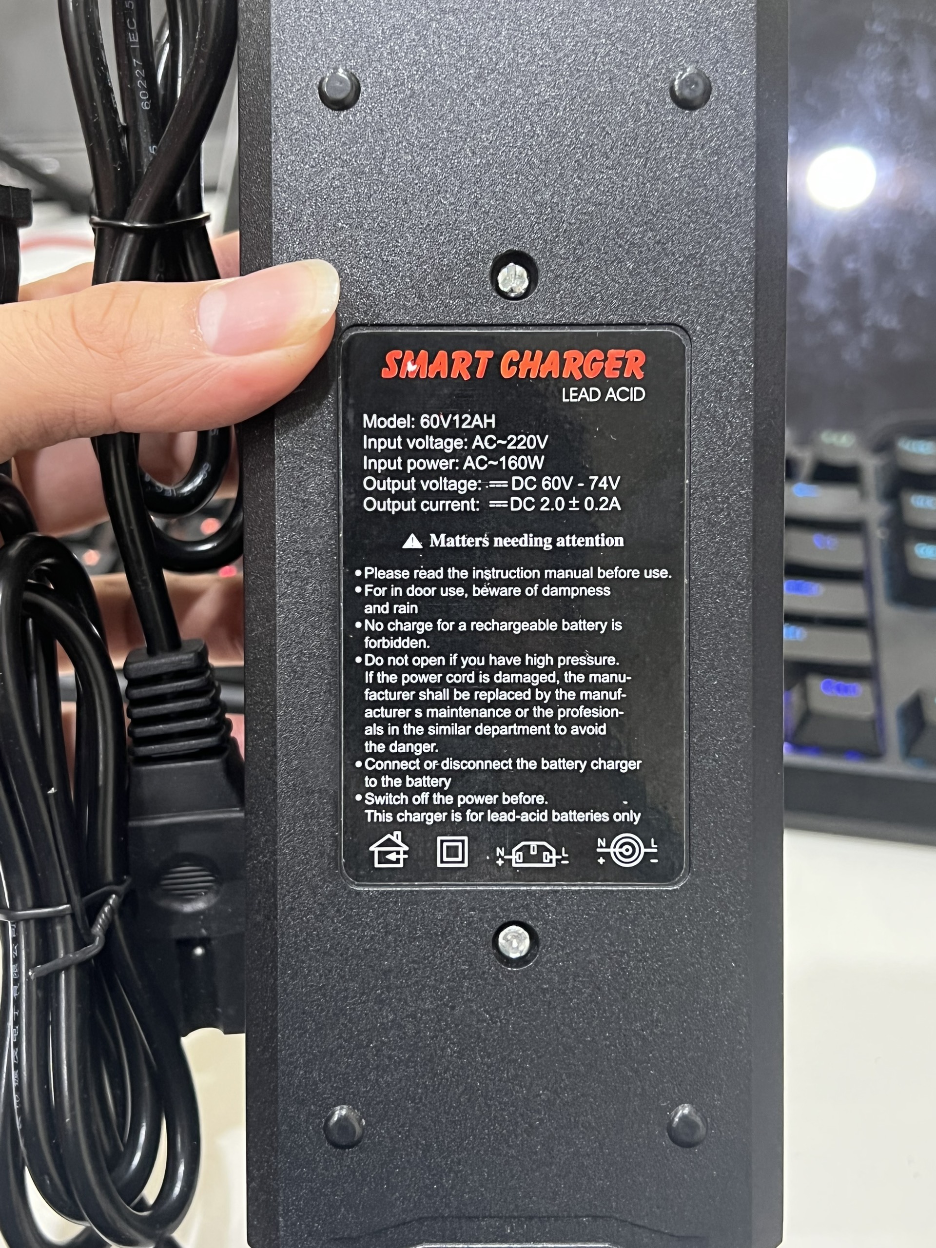 Sạc Xe Điện 60v 12ah Chính Hãng