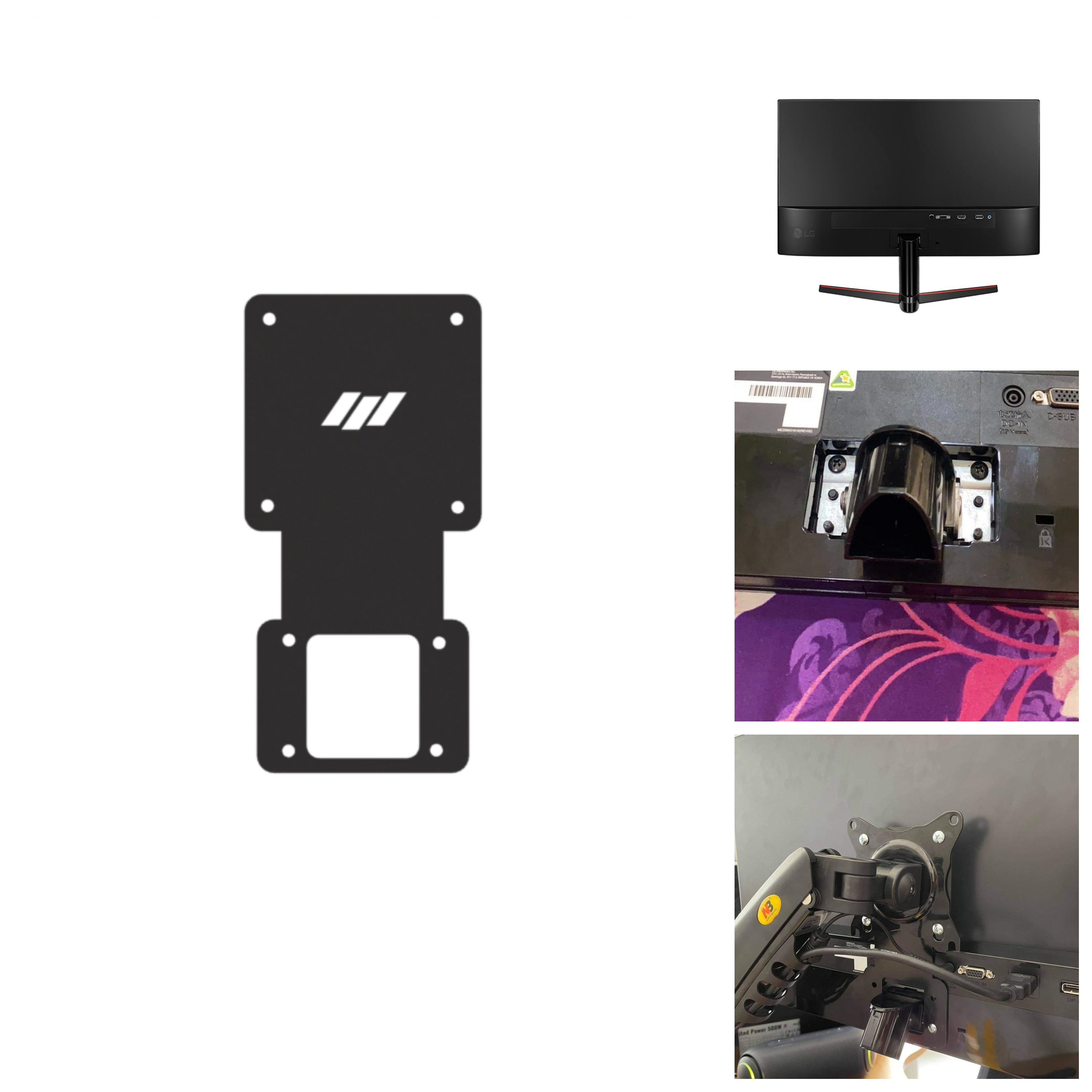 Vesa Bracket Lg 27mp59g Vesa Adapter Lg Monitor Mount Adapter