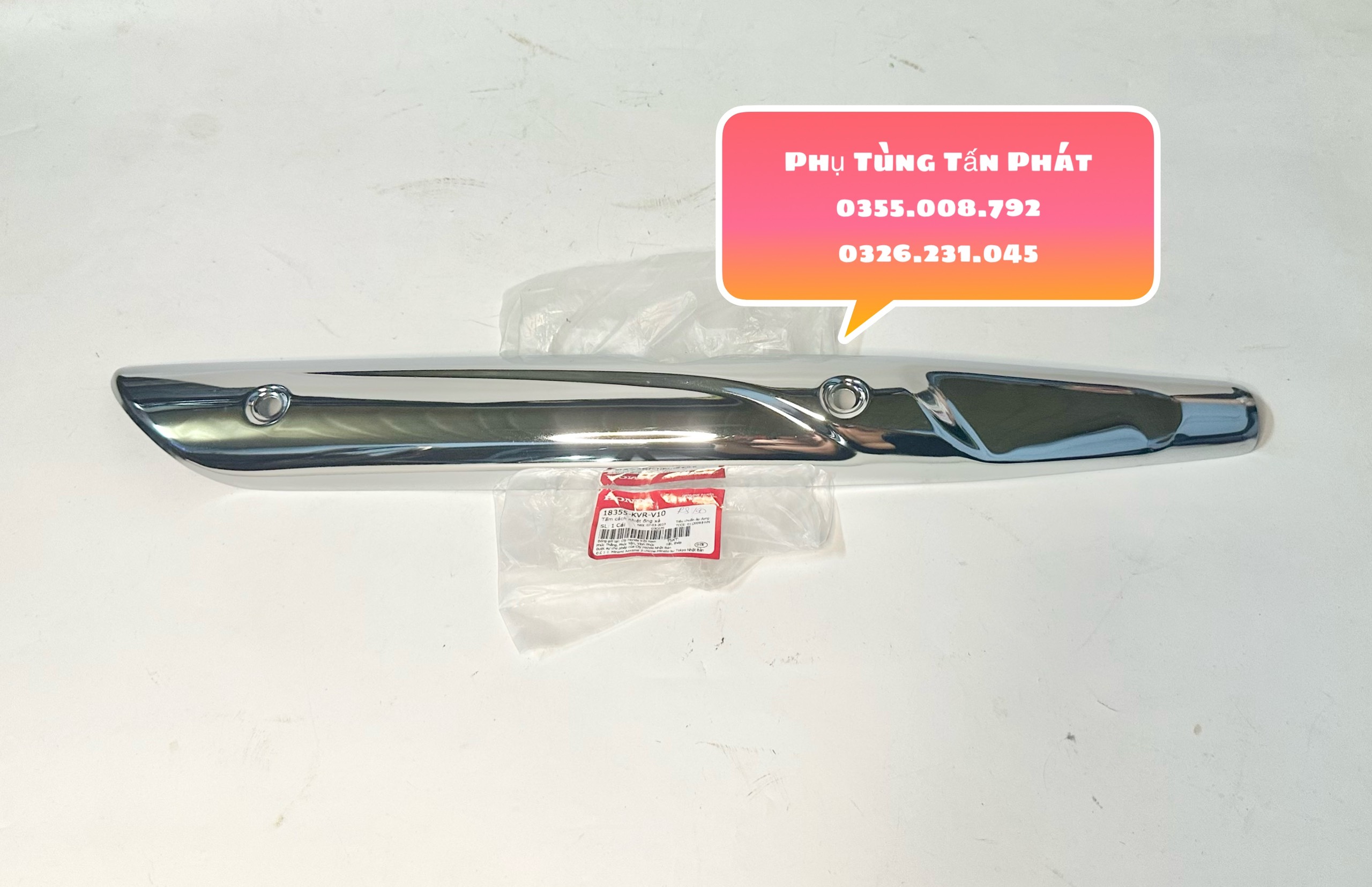 Ốp pô - vĩ pô wave a100 - rs - s100 chính hãng honda
