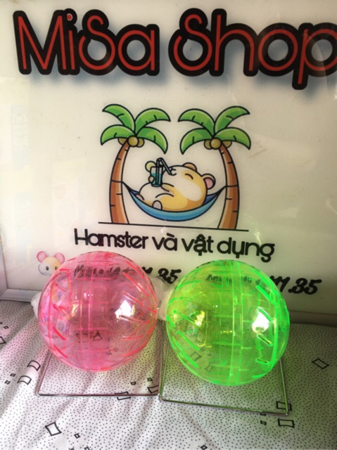 Banh chạy mika cho hamster (13cm) - Trắng - Không đế
