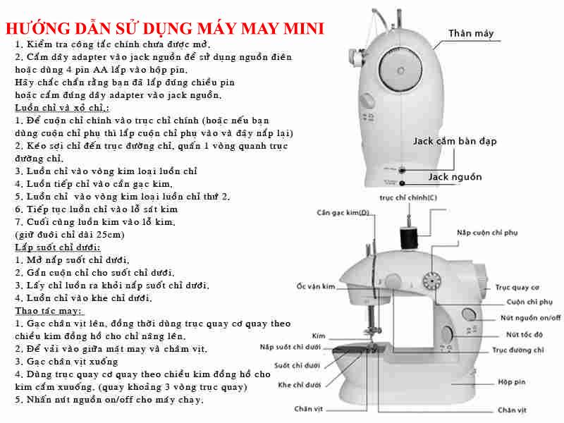 Máy May Mini  Bảo Hành Uy Tín 1 Đổi 1