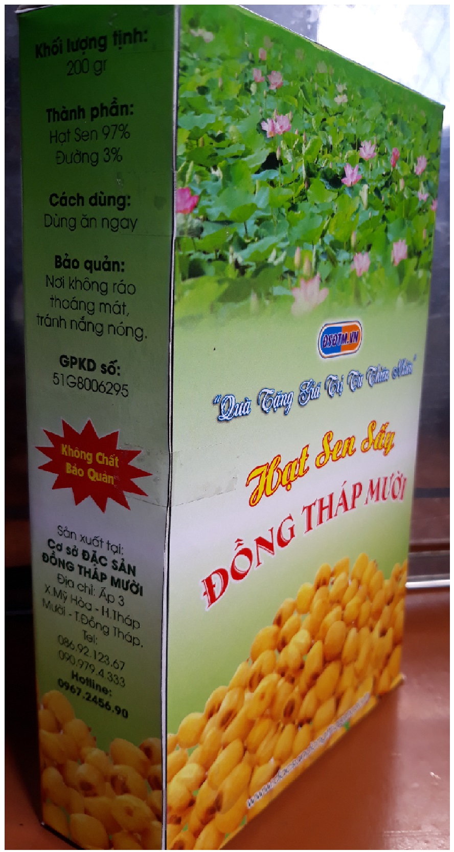 Hạt sen sấy dòn, ngon. 200gr