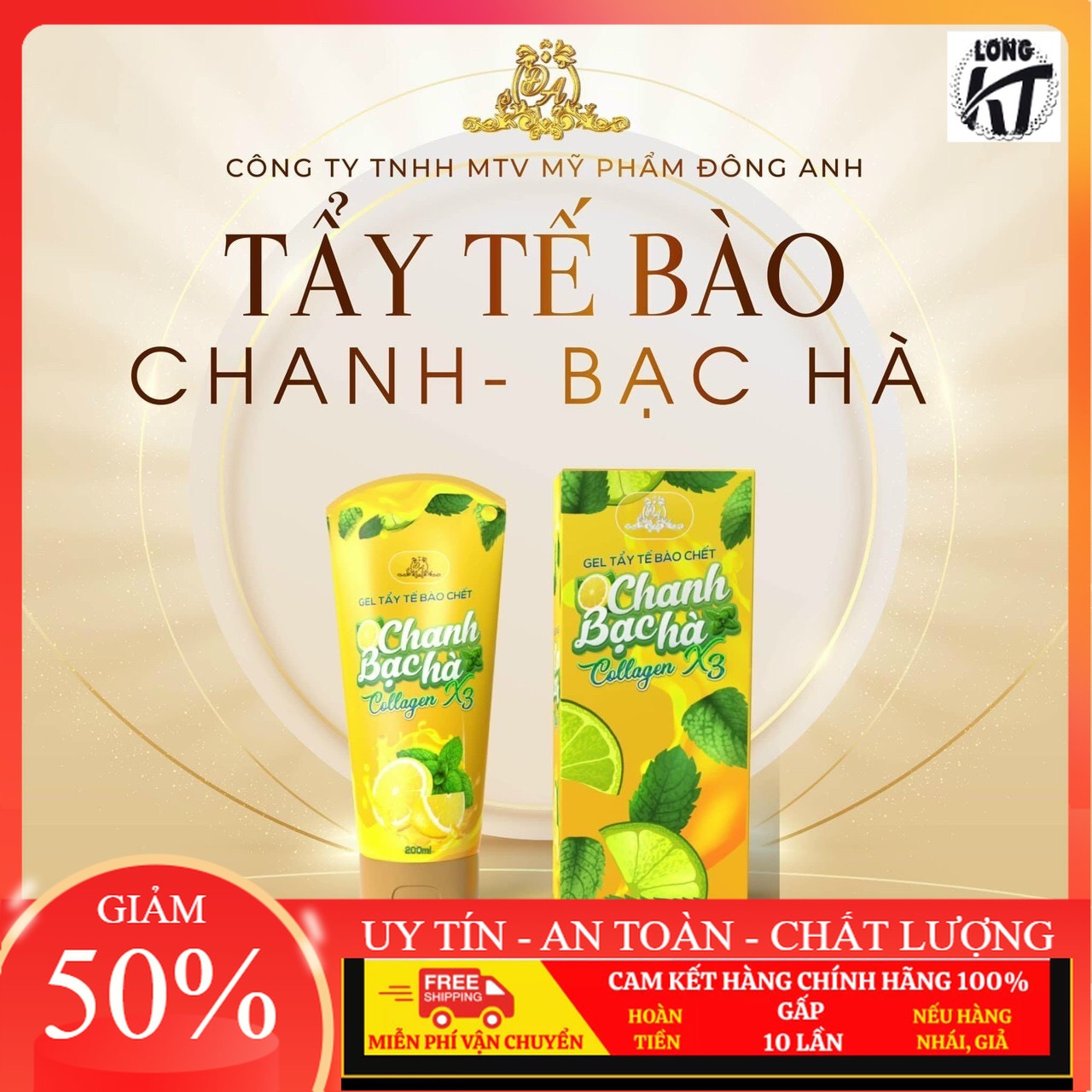 [Team cào-Chuyên sĩ Đông anh X3-Chính hãng] Gel tẩy tế bào chết chanh bạc hà collagen x3 100ml