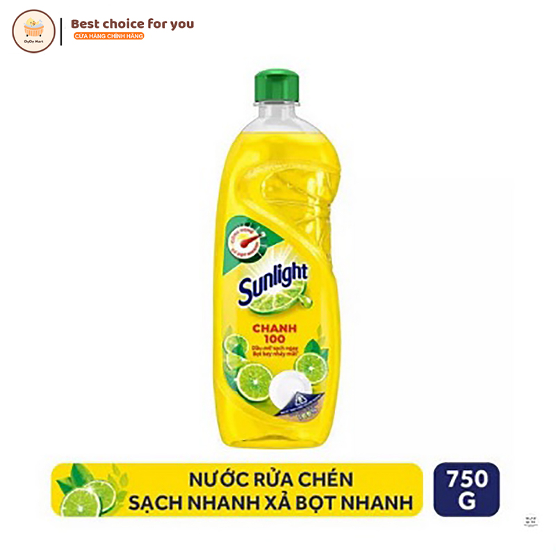 Nước Rửa Chén Sunlight Hương Chanh chai 750g